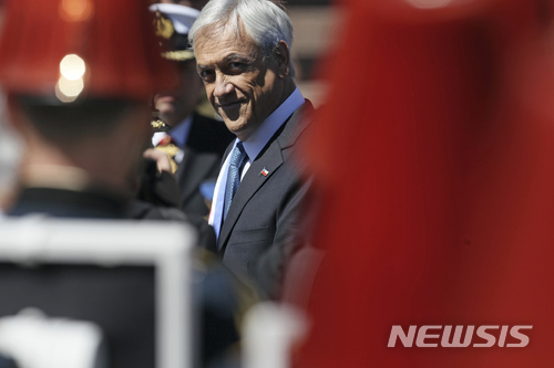 【 산티아고 (칠레 ) = AP/뉴시스】 세바스티안 피녜라 칠레 신임 대통령.&nbsp; 