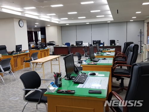 【홍성=뉴시스】충남도 감사위원회 조사실 모습. 