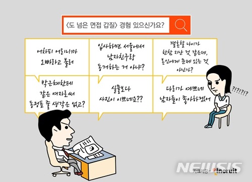 "어리니까 오빠로 불러" 면접 성희롱도 만연