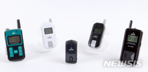 【대구=뉴시스】 김덕용 기자 = 세영정보통신의 주력 제품인 양방향 개인 무선통신기기 ‘WiWi’(제품명) 2018. 03. 13. (사진=대구테크노파크 제공)&nbsp; photo@newsis.com