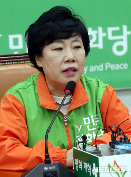 【서울=뉴시스】박영태 기자 = 조배숙 민주평화당 대표. 2018.03.16.since1999@newsis.com