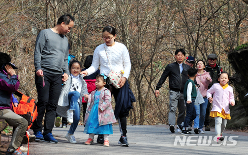 휴일 맑고 포근 공기도 깨끗…밤부터 곳곳 비&nbsp; 