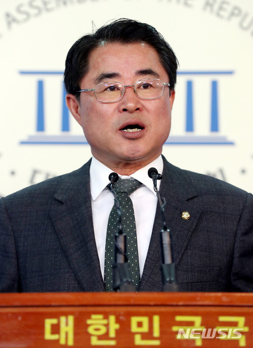 【서울=뉴시스】박영태 기자 = 최경환 민주평화당 대변인. 2018.03.20.since1999@newsis.com