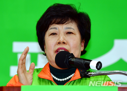 【광주=뉴시스】류형근 기자 = 조배숙 민주평화당 대표. 2018.03.23.&nbsp; hgryu77@newsis.com