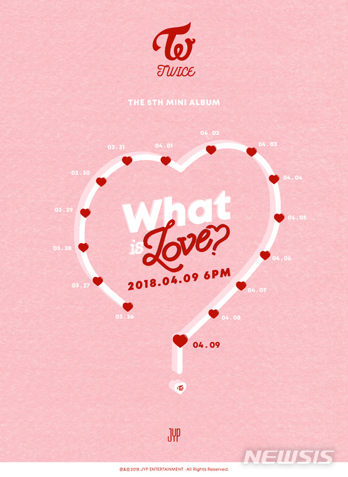 트와이스, 4월 9일 컴백...미니 5집 '왓 이즈 러브?'