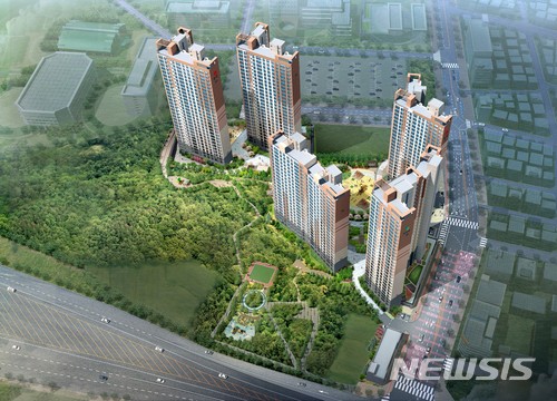 【인천=뉴시스】인천 부평역 화성파크드림 조감도.