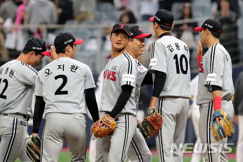 【서울=뉴시스】 LG 트윈스 선수단. 