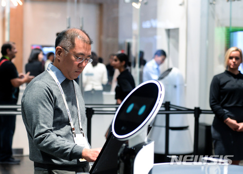 정의선 뉴욕모터쇼&nbsp; 