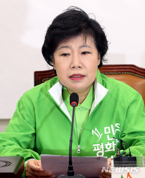 【서울=뉴시스】박영태 기자 = 조배숙 민주평화당 대표. 2018.04.06.since1999@newsis.com