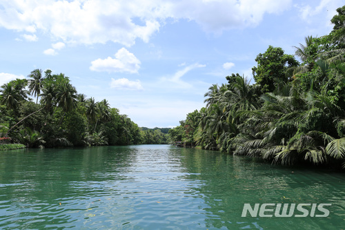 【서울=뉴시스】필리핀 보홀의 로복강. (사진=필리핀 관광청 제공)