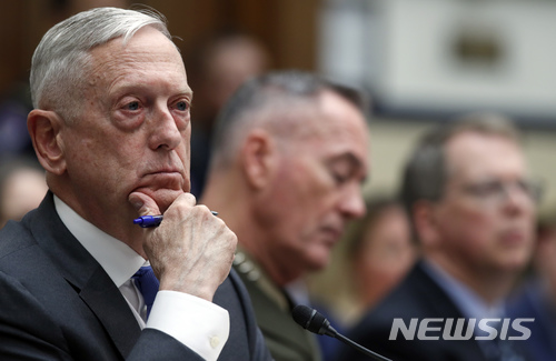 [종합] 매티스 "北, 비핵화 조치 아직 안해…내주 한국 방문"