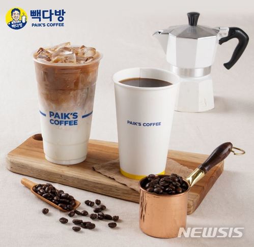 빽다방, 커피 원두 등 6개 품목 4.4% 인하