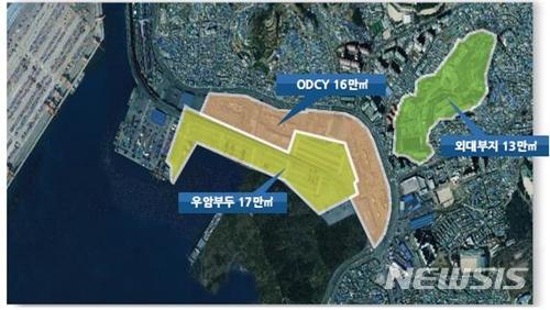  【부산=뉴시스】허상천 기자 = 부산시는 부산외국어대학교 옛 캠퍼스(우암동)를 전액 시비로 사들인 후 청년임대주택·커뮤니티시설·해양R&D·창업시설 등의 복합공간으로 본격 개발할 계획이라고 16일 밝혔다. 2018.04.16. (위치도 = 부산시 제공) photo@newsis.com