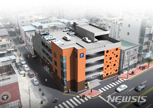 【울산=뉴시스】박일호 기자 = 울산시 동구는 이달부터 동구 일산동 455의 4번지 일원에 일산복개천 공영주차장 조성을 위한 공사 발주를 준비하고 있다고 17일 밝혔다.사진은 일산복개천 공영주차장 조감도. 2018.04.17. (사진=울산 동구 제공) photo@newsis.com