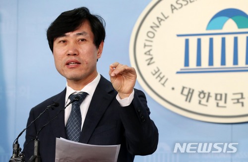 【서울=뉴시스】홍효식 기자 = 하태경 바른미래당 의원. 2018.04.17. yesphoto@newsis.com