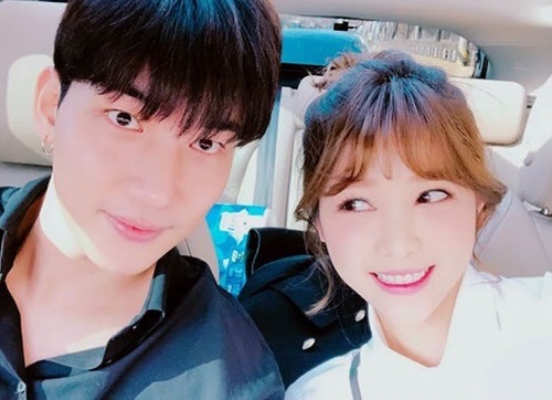 【서울=뉴시스】 노지훈·이은혜. 2018.04.19. (사진 = SNS 캡처) photo@newsis.com 