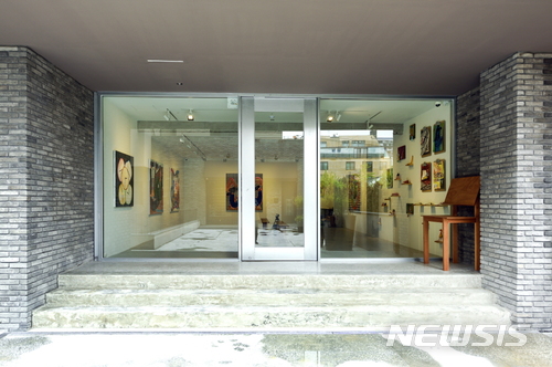 【서울=뉴시스】 서울 용산 사운즈 한남에 새 둥지를 튼 가나아트 한남 전경. 