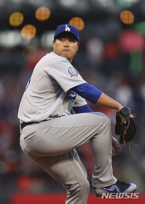 '류현진 복귀전' 선발 라인업 발표…크로포드·펜스 경계 대상