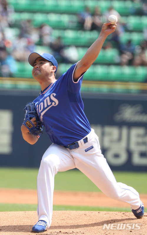 【서울=뉴시스】 삼성 장원삼. 