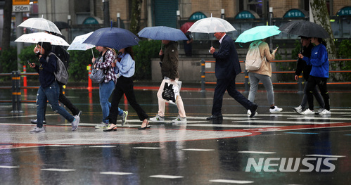 오늘 하루종일 비…미세먼지 '좋음'