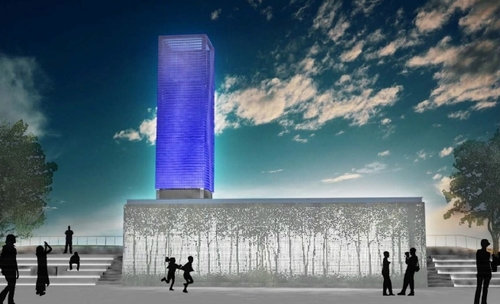 서초구, 강남역지하철 환풍구 활용 '바람의 언덕' 조성