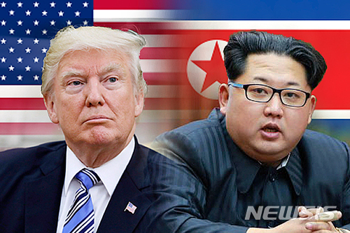 [1보]트럼프, 6월12일 싱가포르에서 김정은과 회담