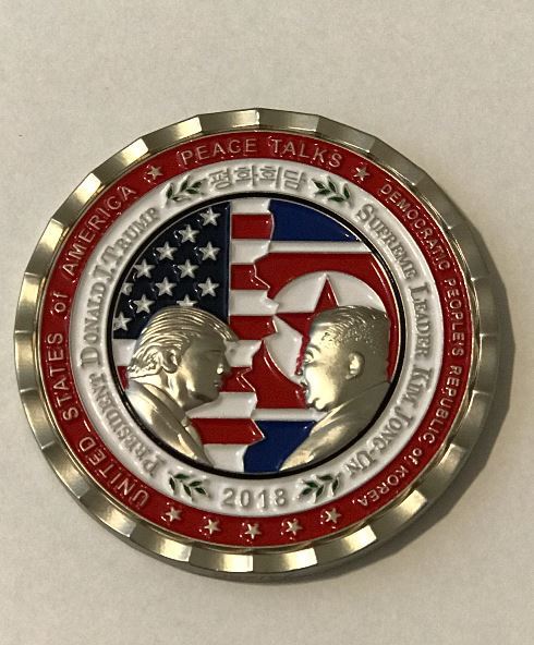 백악관 '북미정상회담 기념 동전', 비웃음 거리돼 