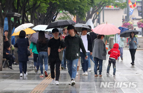 오늘부터 비 쏟아진다…수도권 120㎜ 호남 200㎜까지