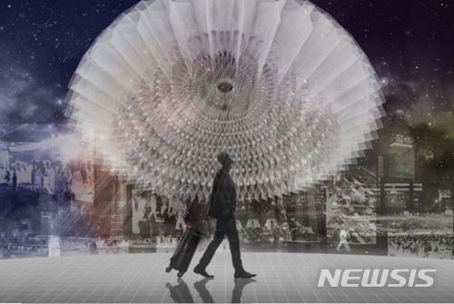 【서울=뉴시스】 2018년 베니스비엔날레 제16회 국제건축전 한국관 전시. 바래, 꿈 세포, 2018