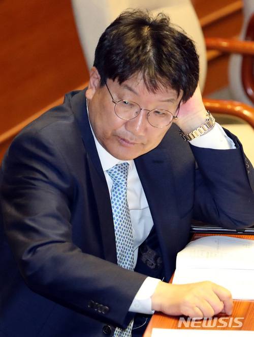 【서울=뉴시스】박영태 기자 = 자유한국당 권성동 의원&nbsp; 2018.05.28. since1999@newsis.com