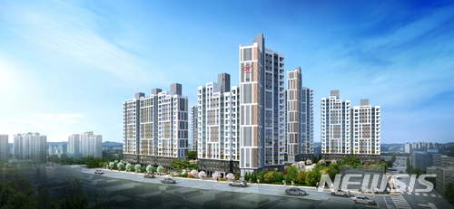 힐스테이트 범어 주경투시도