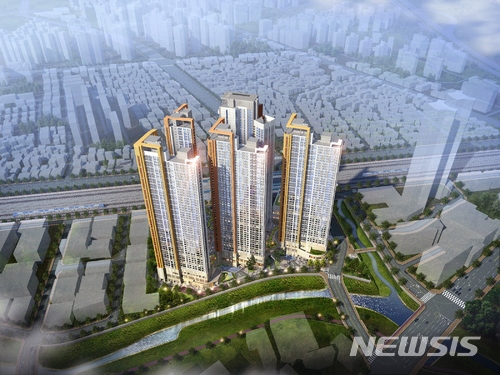 현대건설이 내달 경기 군포시에서 분양하는 힐스테이트 금정역.(사진제공=현대건설)