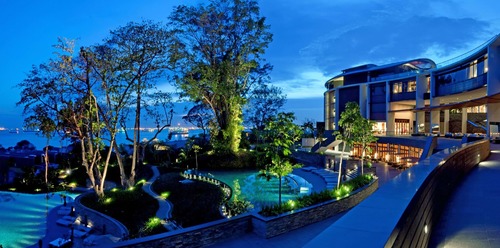 【서울=뉴시스】12일 북미정상회담이 열리는 싱가포르 카펠라 호텔. 영국 출신의 세계적인 건축가 노먼 포스터가 디자인했다. <사진출처: 노먼 포스터 건축사무소 홈페이지> 2018.06.06 