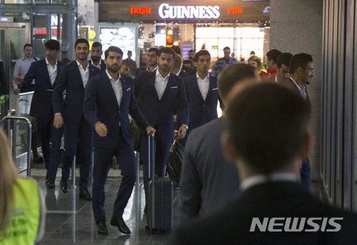 이란, 월드컵 출전국 중 가장 먼저 러시아 입성 