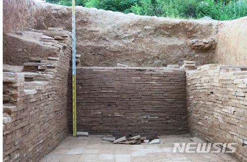 공주 교촌리 고분군 3호분 북벽