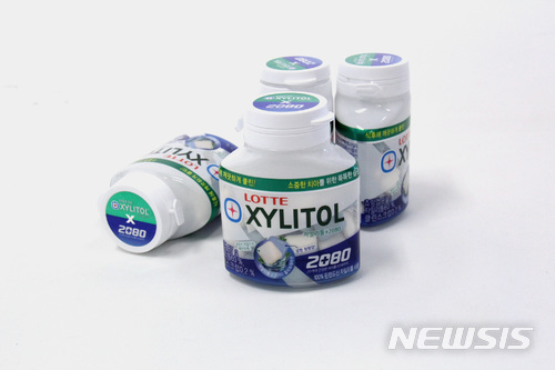 "양치 대신 씹는 껌"…롯데제과, '자일리톨x2080' 출시