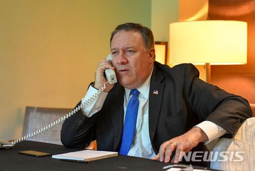 【서울=뉴시스】 마이크 폼페이오 미국 국무장관. <출처 = 폼페이오 장관 트위터>