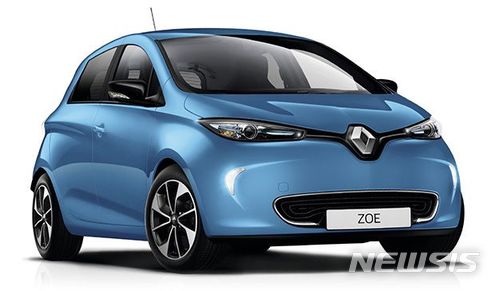 【서울=뉴시스】한주홍 기자 = 르노그룹의 전기차 모델 조에(Zoe). (사진 출처 = 르노그룹 홈페이지)