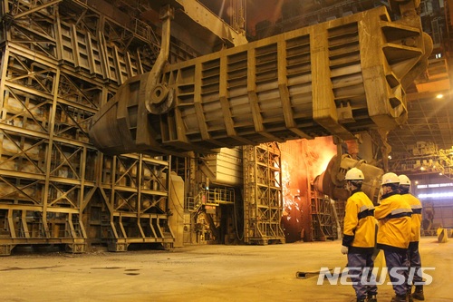 포스코 포항 제강공장 