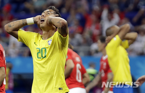 독일 잡히고, 브라질 비기고…우승 후보 맞아?