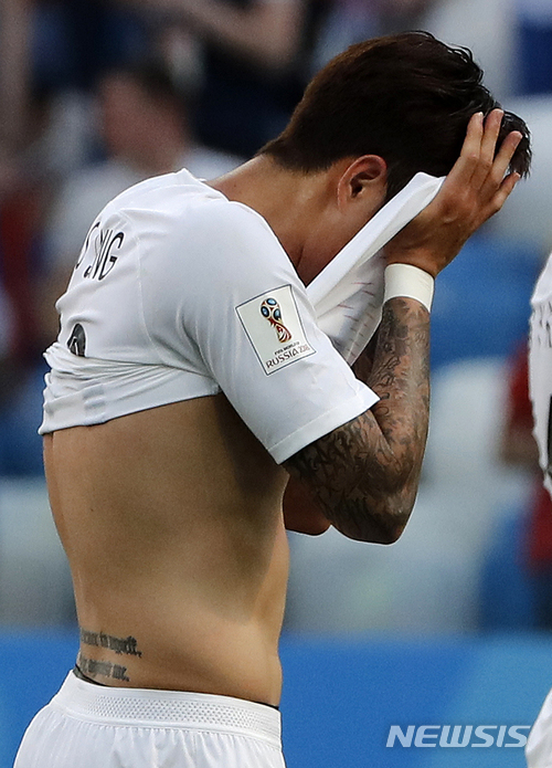 [종합2보]유효슈팅 0, 누가 스웨덴을 1승 제물이라고 했나…0:1 패