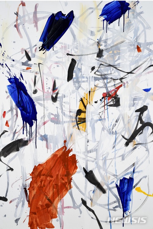 【서울=뉴시스】 Dialogue, 2018, Oil on canvas, 193.8x130.2cm