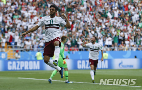 대한민국, 멕시코전 전반 26분 페널티킥 선제골 헌납 