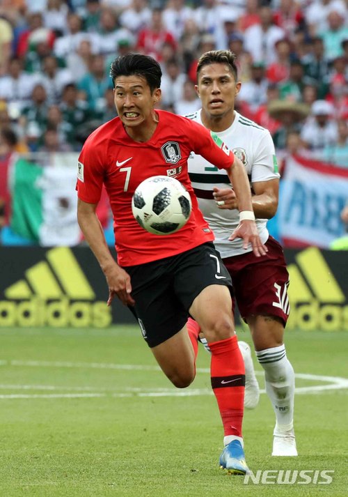 손흥민, 대한민국 축구 대표팀