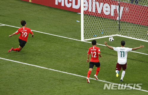 [속보]한국 1-2 멕시코(후반종료) 