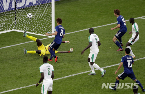 [종합]'혼다 동점골' 일본, 세네갈과 2:2 무승부…16강 청신호