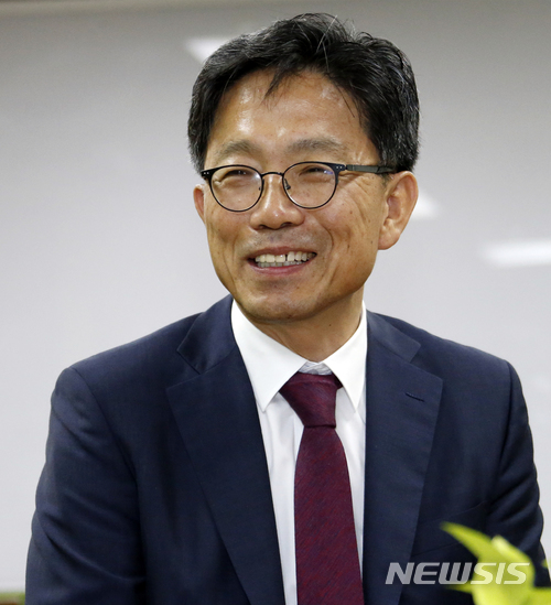 【전주=뉴시스】김민수 기자 =신임 방윤혁 한국탄소융합기술원장. 