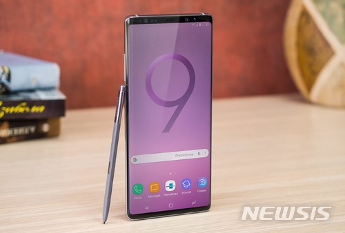 삼성전자의 전략 스마트폰 '갤럭시노트9' 예상 이미지 (출처 = 폰아레나)