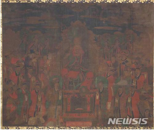 【서울=뉴시스】보물 제1994호 지장시왕도