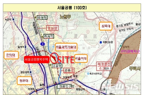 【서울=뉴시스】행복주택 입주자 모집지구 위치도 (제공=국토교통부)